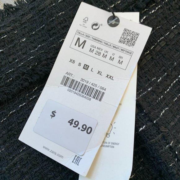 Zara buttoned pencil skirt - Picture 9 of 14